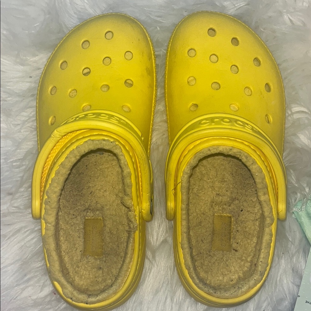 Crocs Kids Yellow Clogs